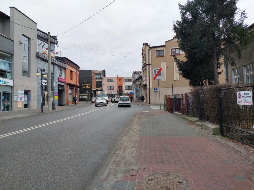 ulica Kolejowa w Dębicy