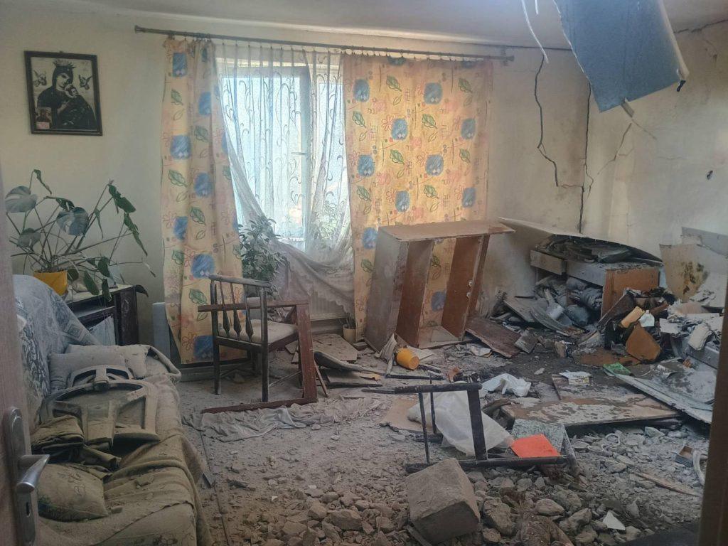 Wnętrze znisczonego domu