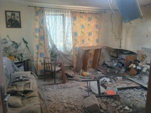 Wnętrze znisczonego domu