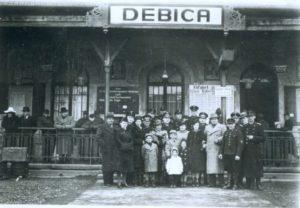 Dworzec kolejowy w czasie okupacji niemieckiej