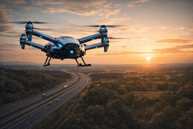 Dron nad Podkarpaciem – Dolina Dronowa i nowoczesna infrastruktura w okolicach Dębicy