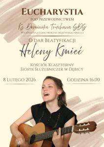 plakat z zaproszeniem na mszę